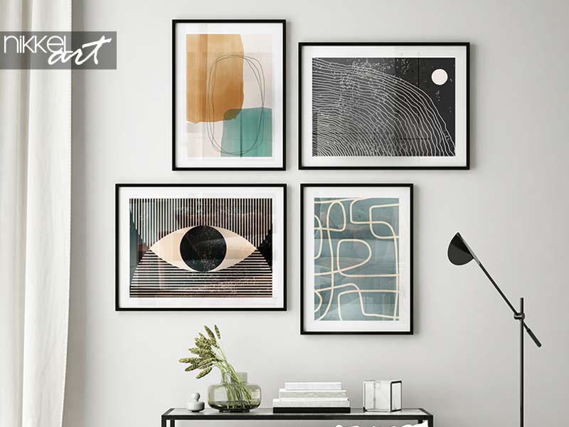 Gallery Walls Gallery Walls Pastel Abstracts