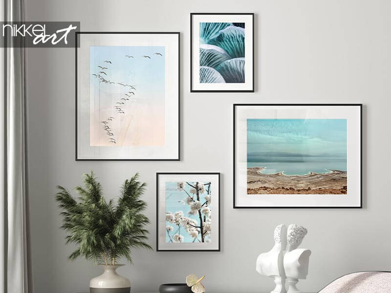 Gallery Walls Gallery Walls Blue nature colors