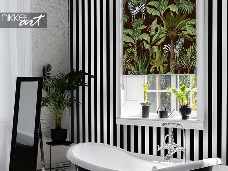  Tropical contrasts bathroom